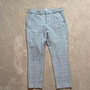 GAP Signature Skinny Ankle Pant Glenn Plaid sz 12